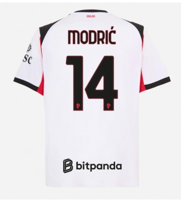 AC Milan Luka Modric #14 Udebanetrøje 2025-26 Kortærmet